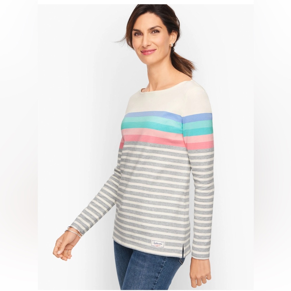 HAMILTON STRIPE AUTHENTIC TALBOTS TEE